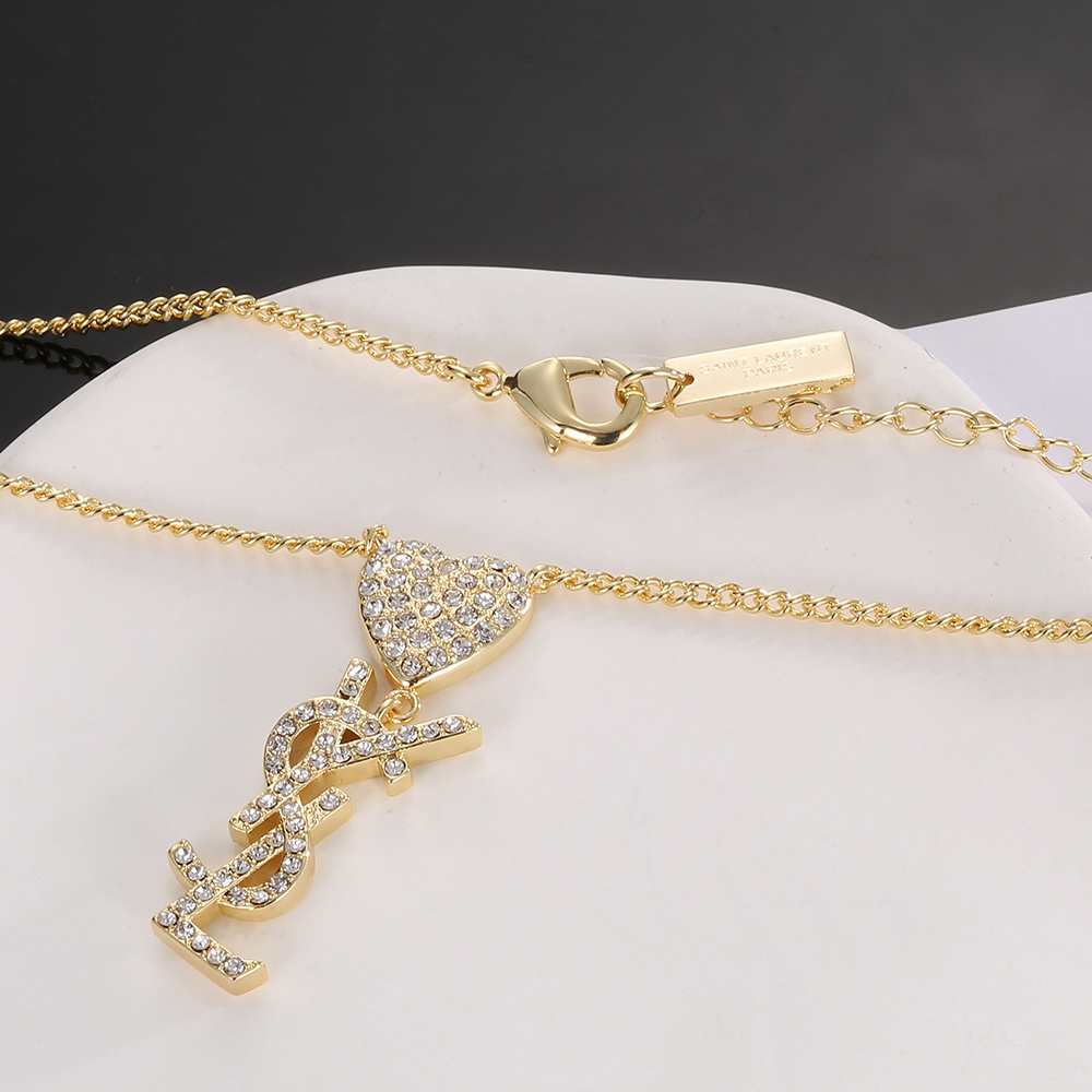 【2026】【YSL SAINT LAURENT  】サンローラン ネックレス、新しいネックレス万能シンプルファッションオーナメント-BRAND OFF