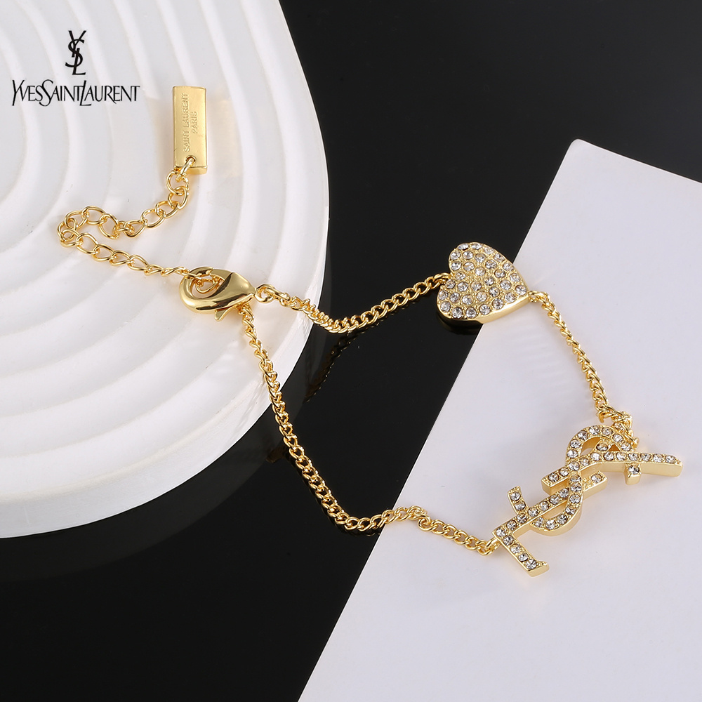 【2026】【YSL SAINT LAURENT】サンローラン ブレスレット、ファッションシンプルなスタイル-BRAND OFF