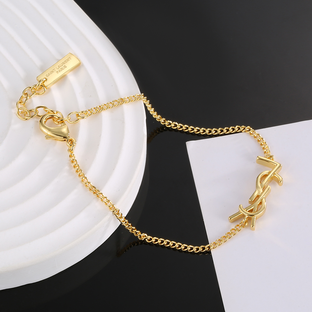 【2026】【YSL SAINT LAURENT】サンローラン ブレスレット、ファッションシンプルなスタイル-BRAND OFF