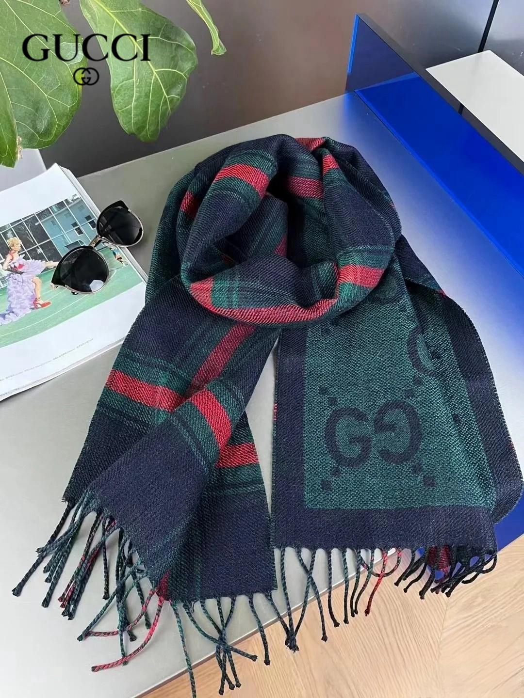 【2026】【GUCCI グッチ】スカーフ190*33CM-BRAND OFF