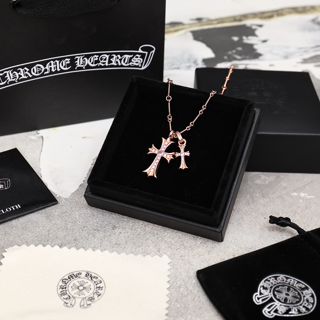 【CHROME HEARTS】ネックレス、新しいネックレス万能シンプルファッションオーナメント-BRAND OFF