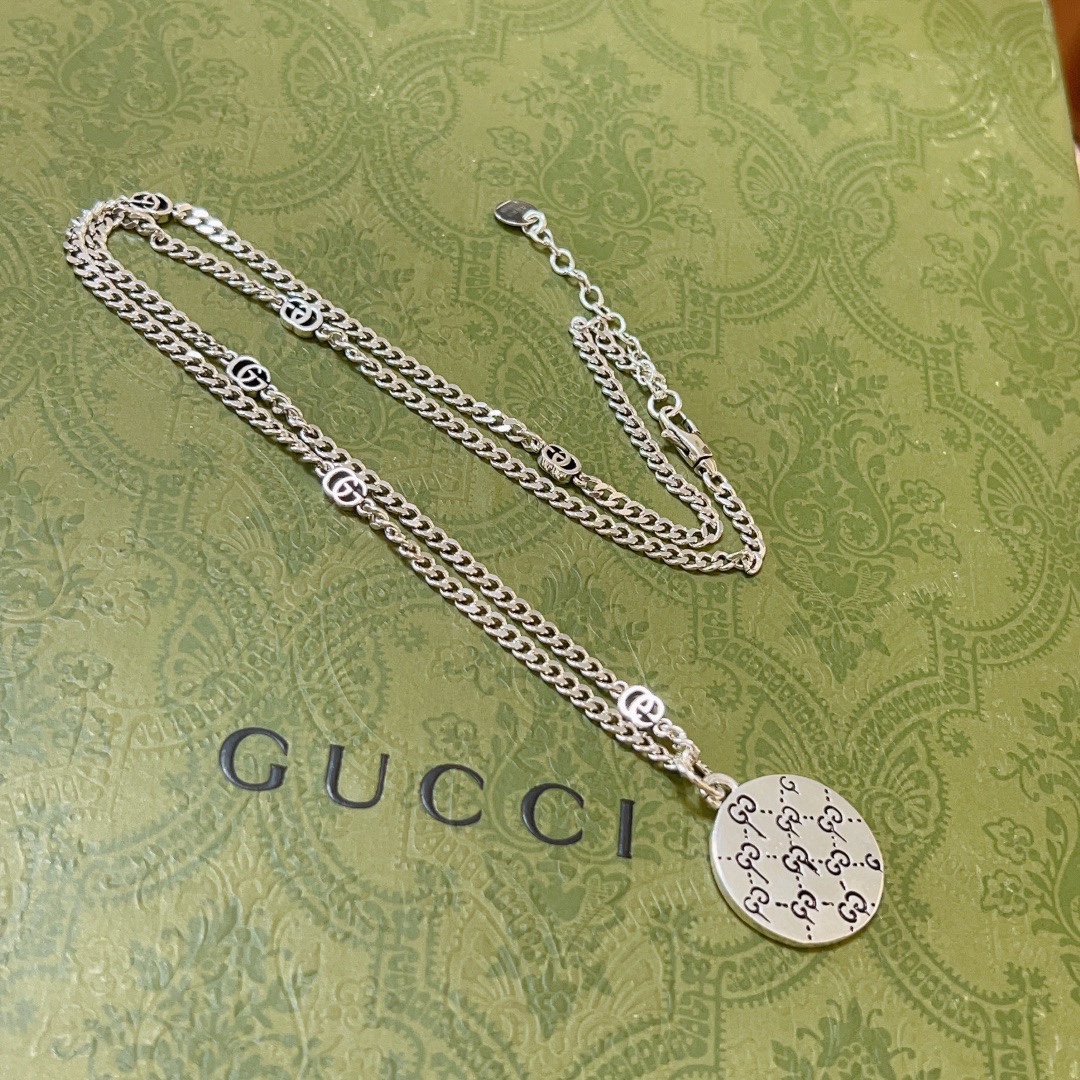 【GUCCI】ネックレス、新しいネックレス万能シンプルファッションオーナメント-BRAND OFF