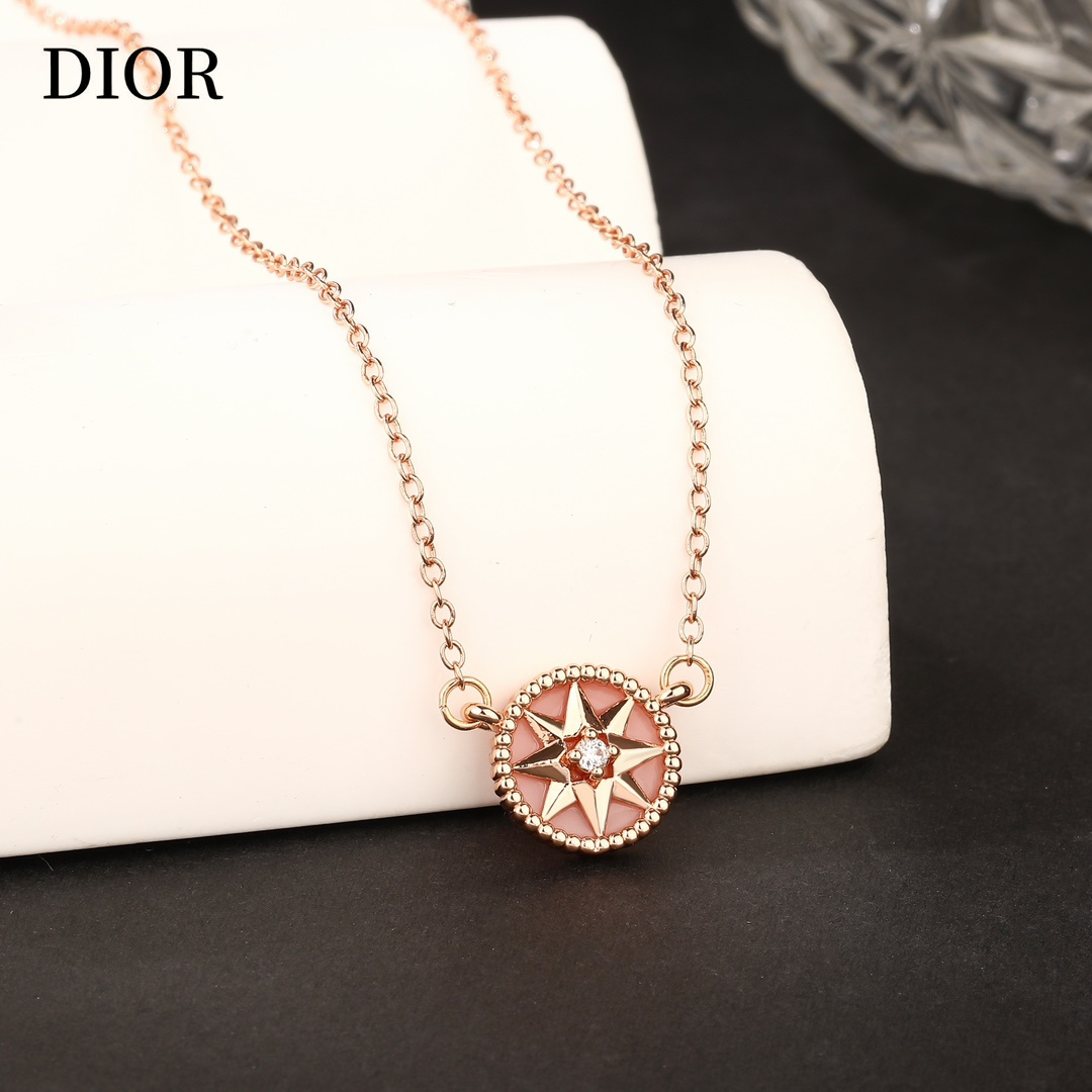 【DIOR】ネックレス、新しいネックレス万能シンプルファッションオーナメント-BRAND OFF