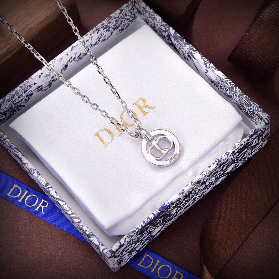 【2026】【DIOR】ネックレス、新しいネックレス万能シンプルファッションオーナメント-BRAND OFF