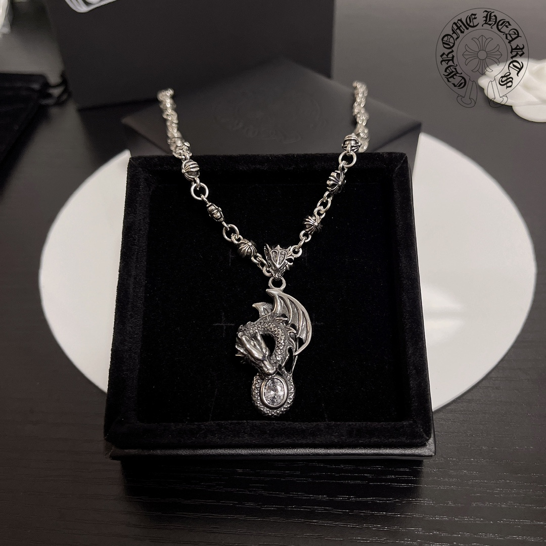 【2026】【CHROME HEARTS】ネックレス、新しいネックレス万能シンプルファッションオーナメント-BRAND OFF