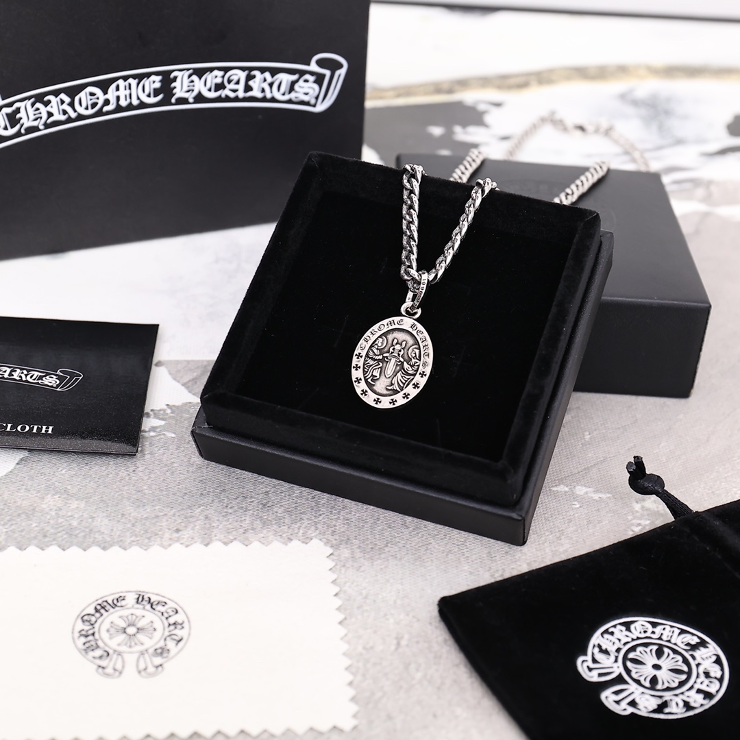 【2026】【CHROME HEARTS】ネックレス、新しいネックレス万能シンプルファッションオーナメント-BRAND OFF