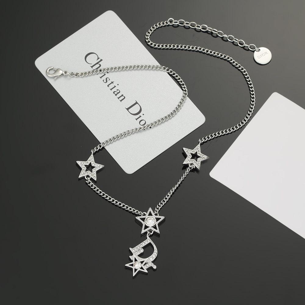 【DIOR】ネックレス、新しいネックレス万能シンプルファッションオーナメント-BRAND OFF
