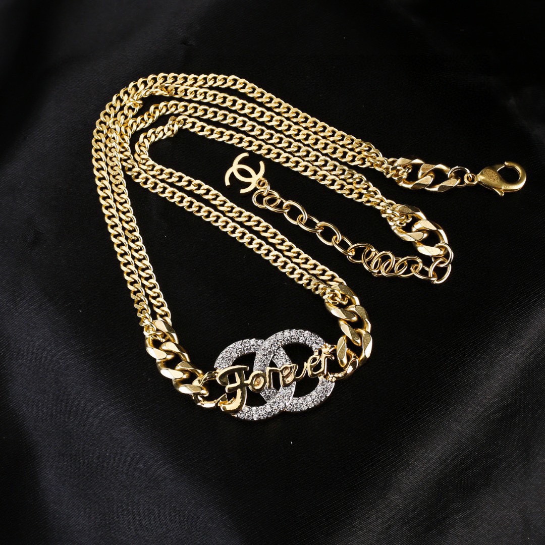 【CHANEL】ネックレス、新しいネックレス万能シンプルファッションオーナメント-BRAND OFF