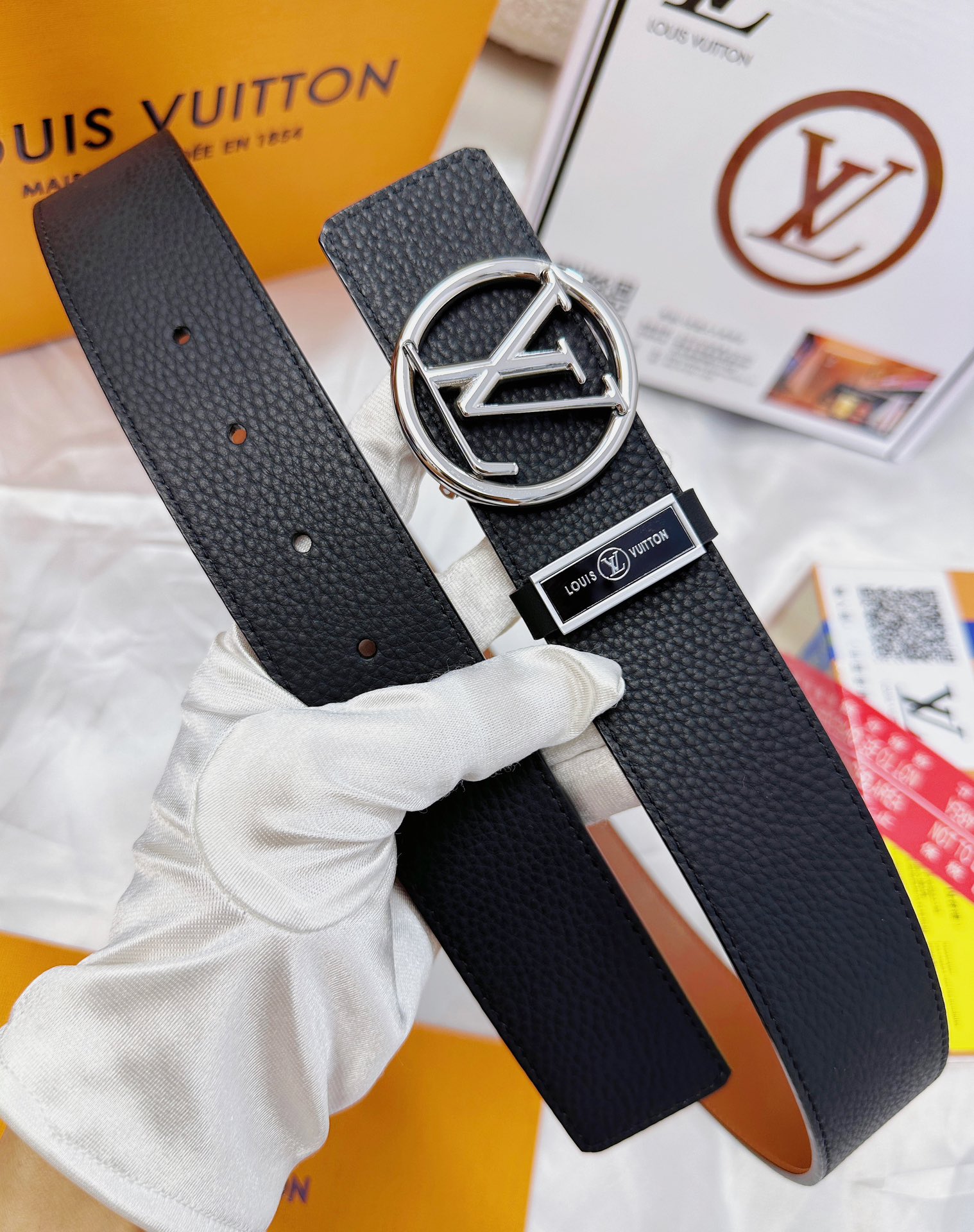 【LOUIS VUITTON】(ルイヴィトン) 3.8cmベルト メンズ-BRAND OFF