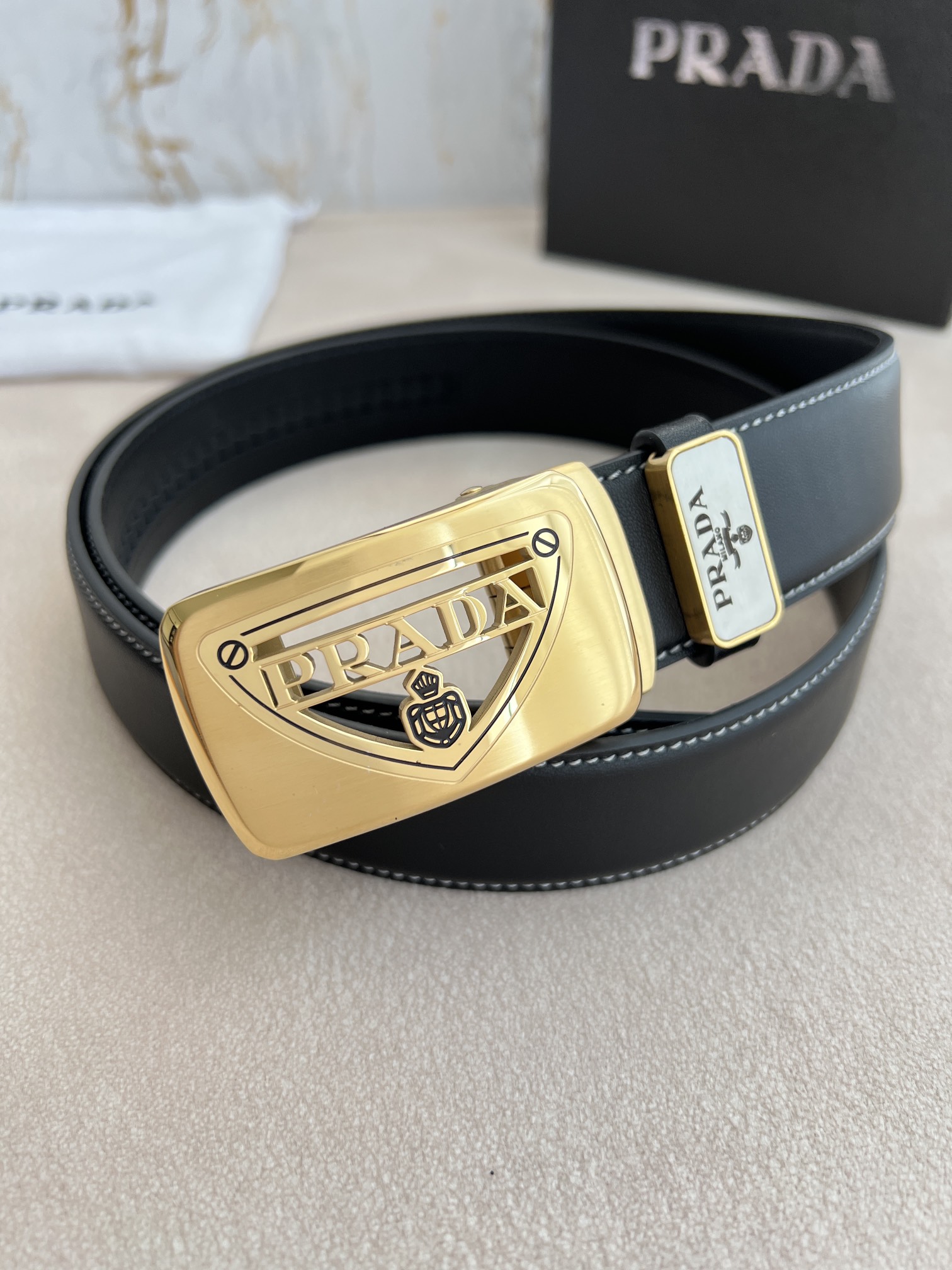 【2026】【PRADA】(プラダ) 3.5cmベルト メンズ-BRAND OFF