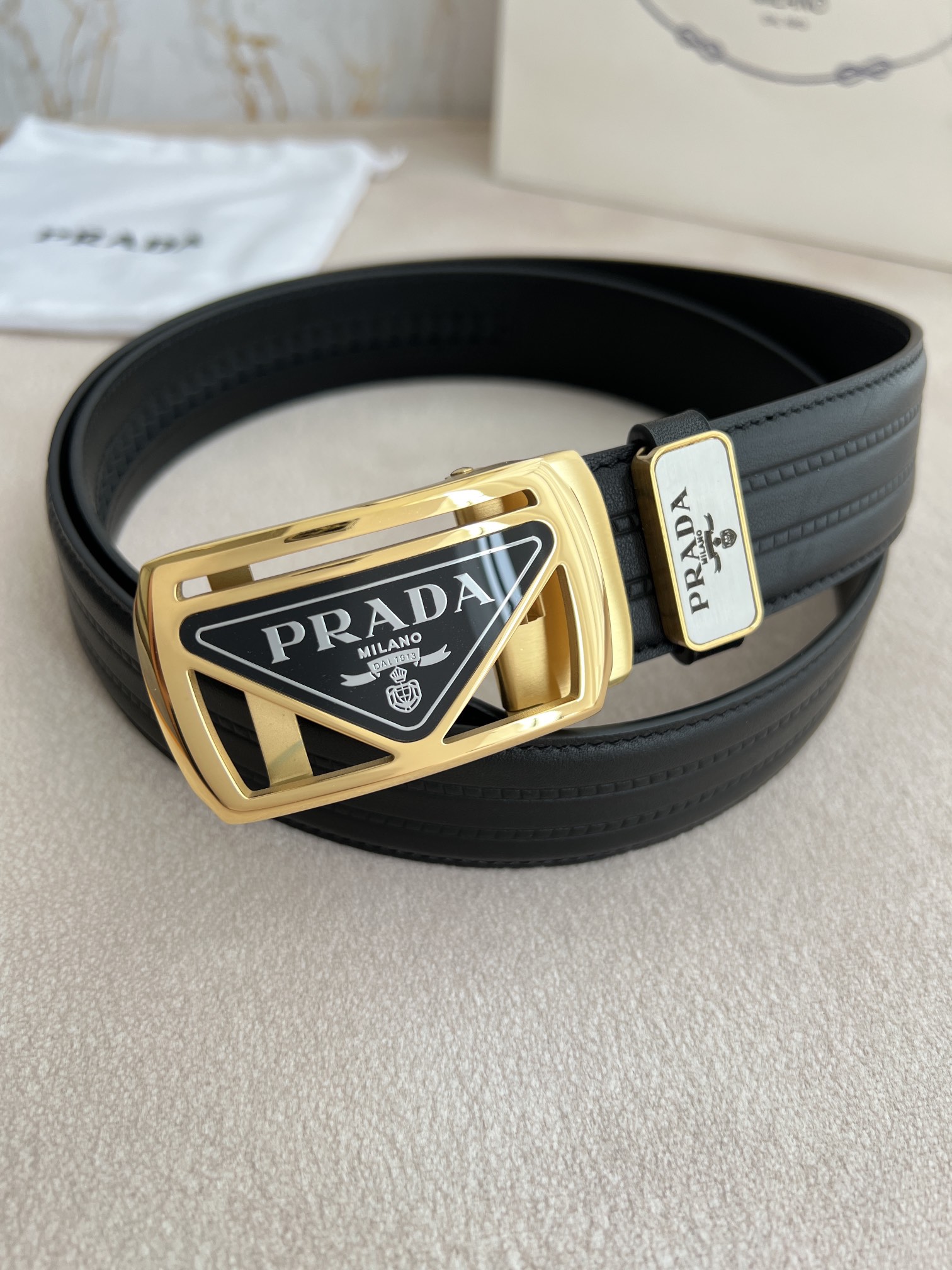【2026】【PRADA】(プラダ) 3.5cmベルト メンズ-BRAND OFF