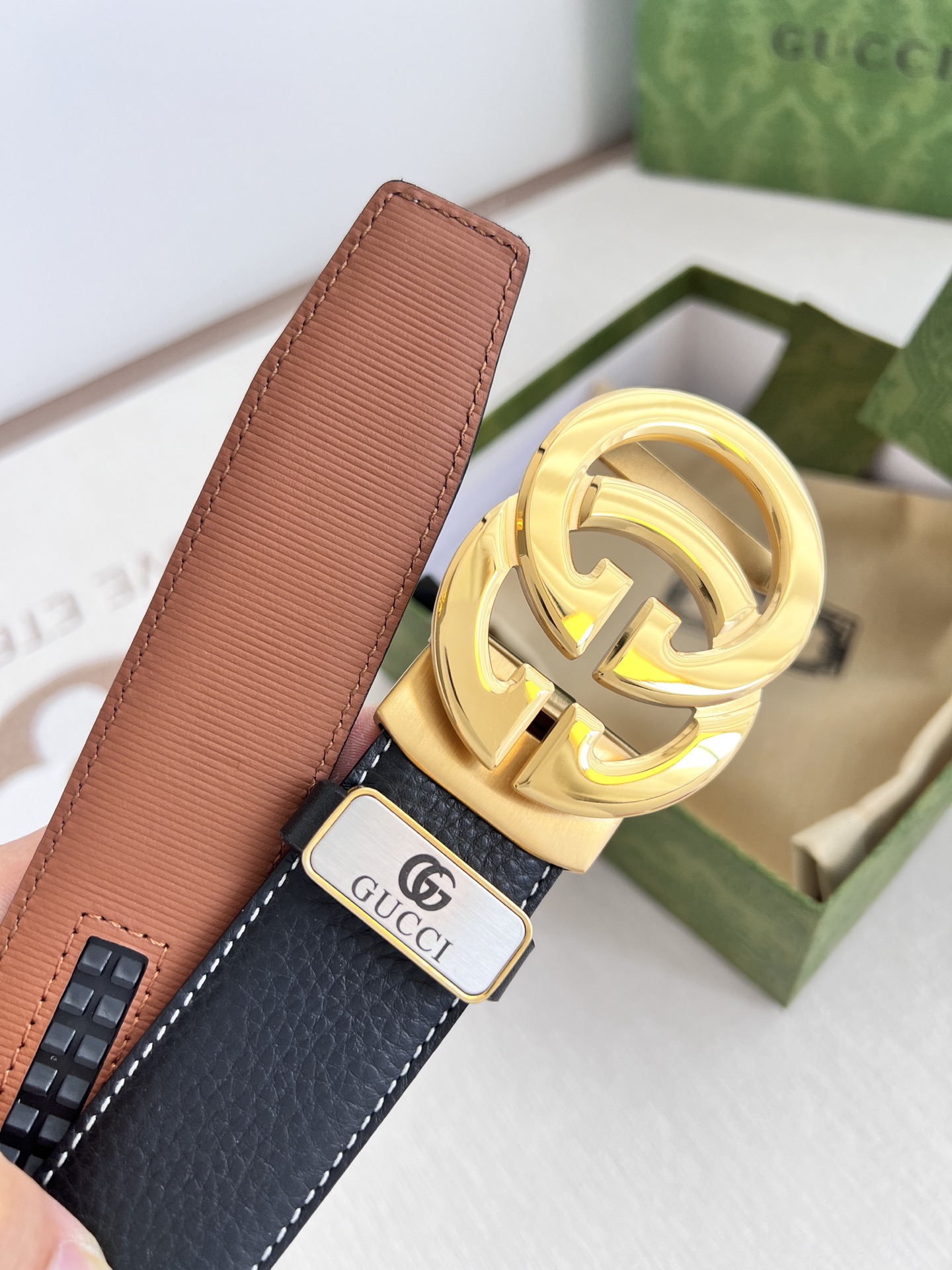 【2026】【GUCCI】(グッチ) 3.5cmベルト メンズ-BRAND OFF