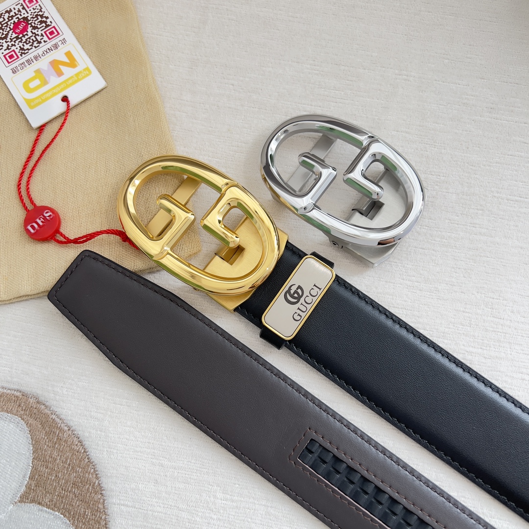 【GUCCI】(グッチ) 3.5cmベルト メンズ-BRAND OFF