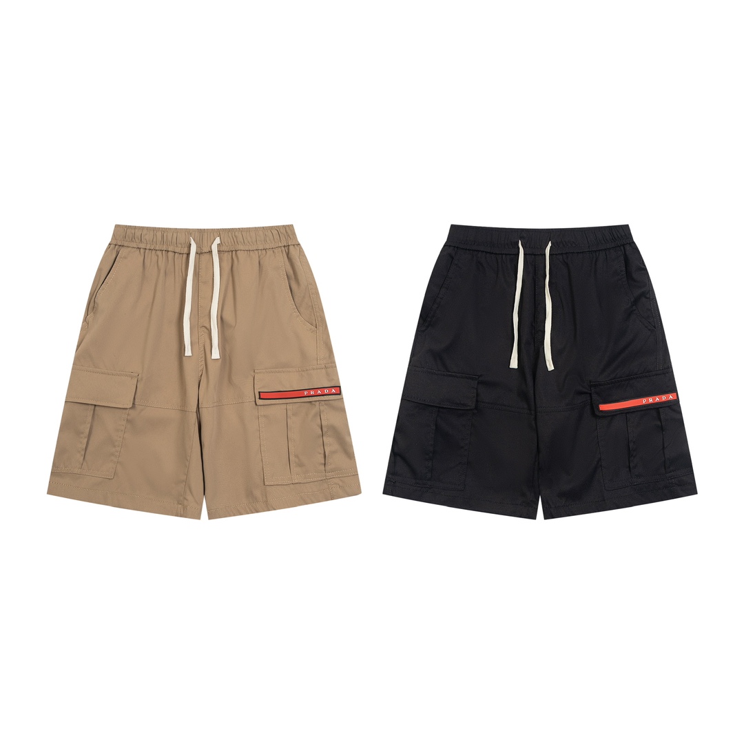 【PRADA  公式旗艦店】 プラダ   ショートパンツ  ご好評に付き再入荷 24624-BRAND OFF