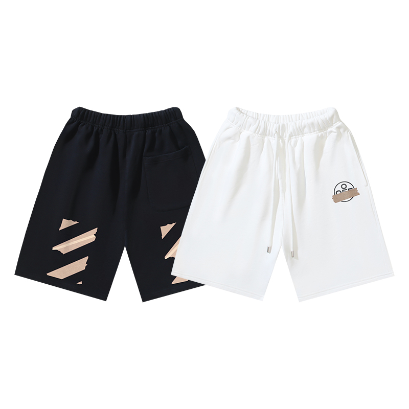 【OFF-WHITE 公式旗艦店】オフホワイト   ショートパンツ  ご好評に付き再入荷！24629-BRAND OFF