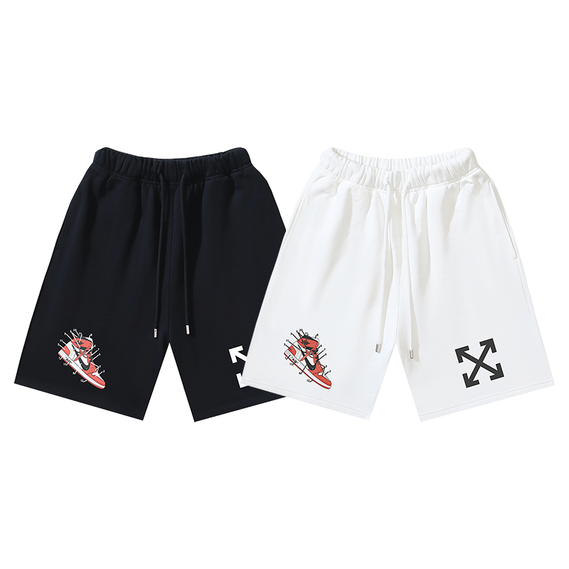 【OFF-WHITE 公式旗艦店】オフホワイト   ショートパンツ  ご好評に付き再入荷！24629-BRAND OFF