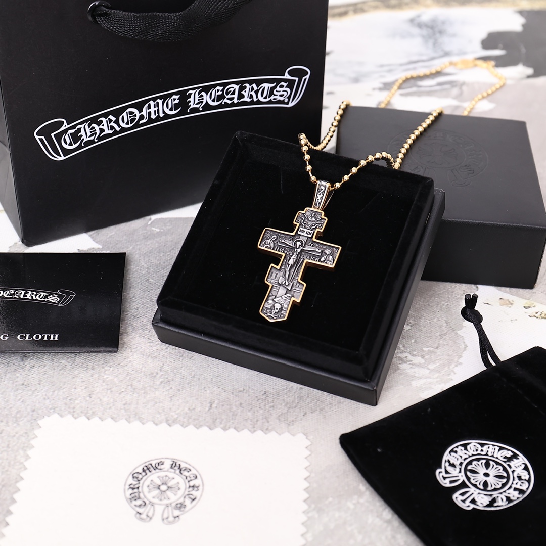 【CHROME HEARTS】クロムハーツ、新しいネックレス万能シンプルファッションオーナメント 2471-BRAND OFF