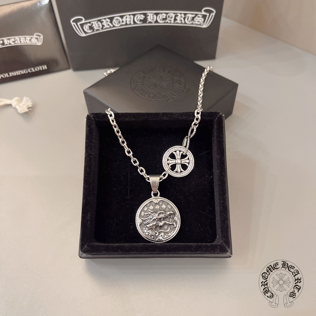 【CHROME HEARTS】クロムハーツ、新しいネックレス万能シンプルファッションオーナメント 2471-BRAND OFF