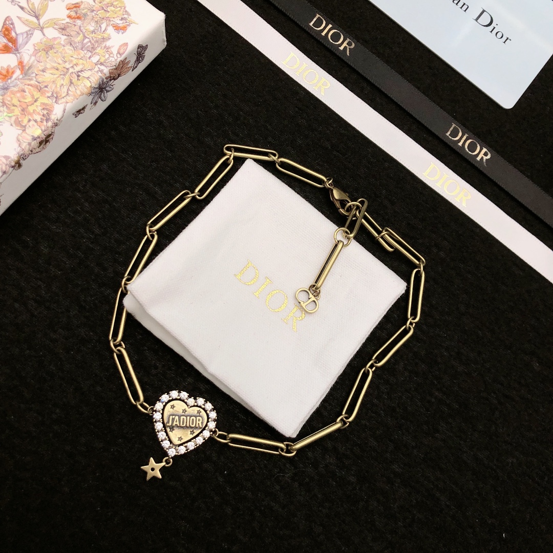 【DIOR】ネックレス、新しいネックレス万能シンプルファッションオーナメント 2473-BRAND OFF