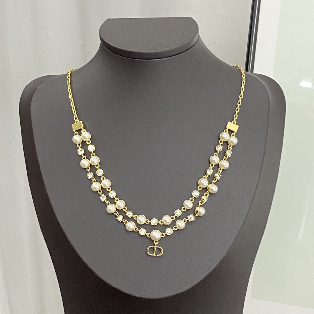 【DIOR】ネックレス、新しいネックレス万能シンプルファッションオーナメント 2473-BRAND OFF