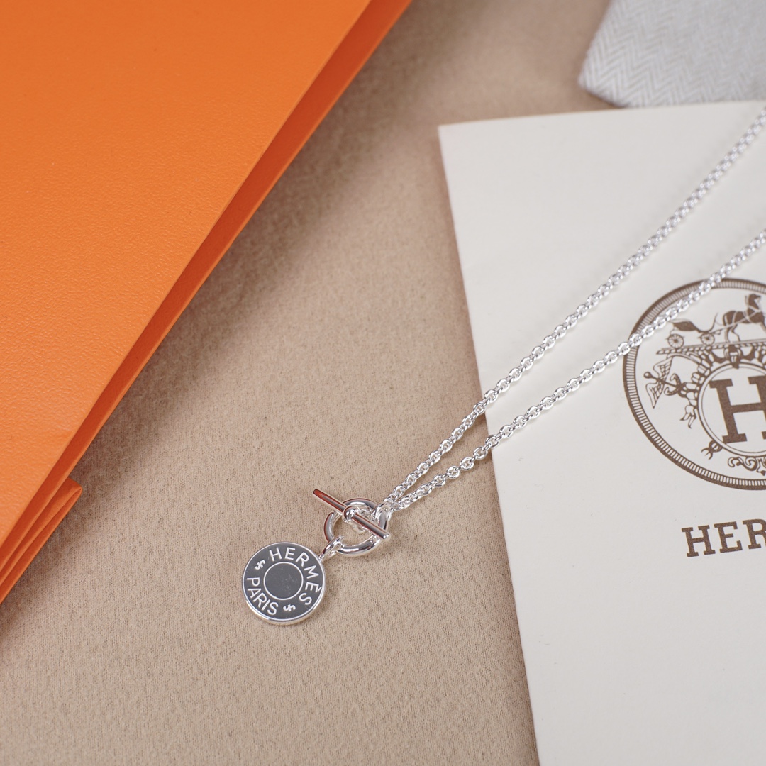 【2026】【 HERMES】ネックレス、新しいネックレス万能シンプルファッションオーナメント 2473-BRAND OFF