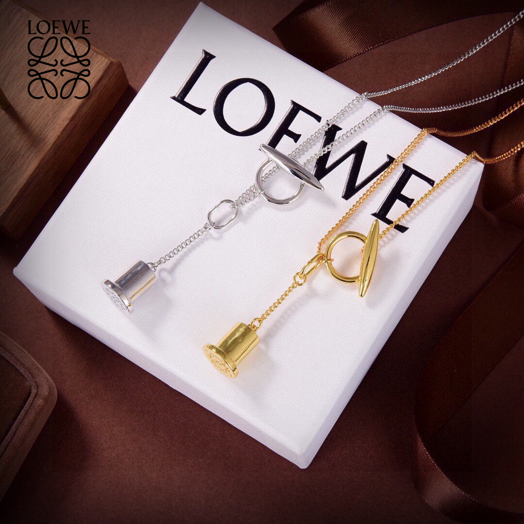 【2026】【LOEWE】ネックレス、新しいネックレス万能シンプルファッションオーナメント 2474-BRAND OFF