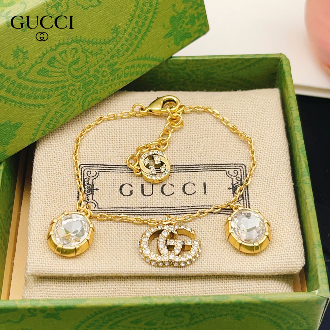 【GUCCI】ブレスレット、ファッションシンプルなスタイル 2474-BRAND OFF