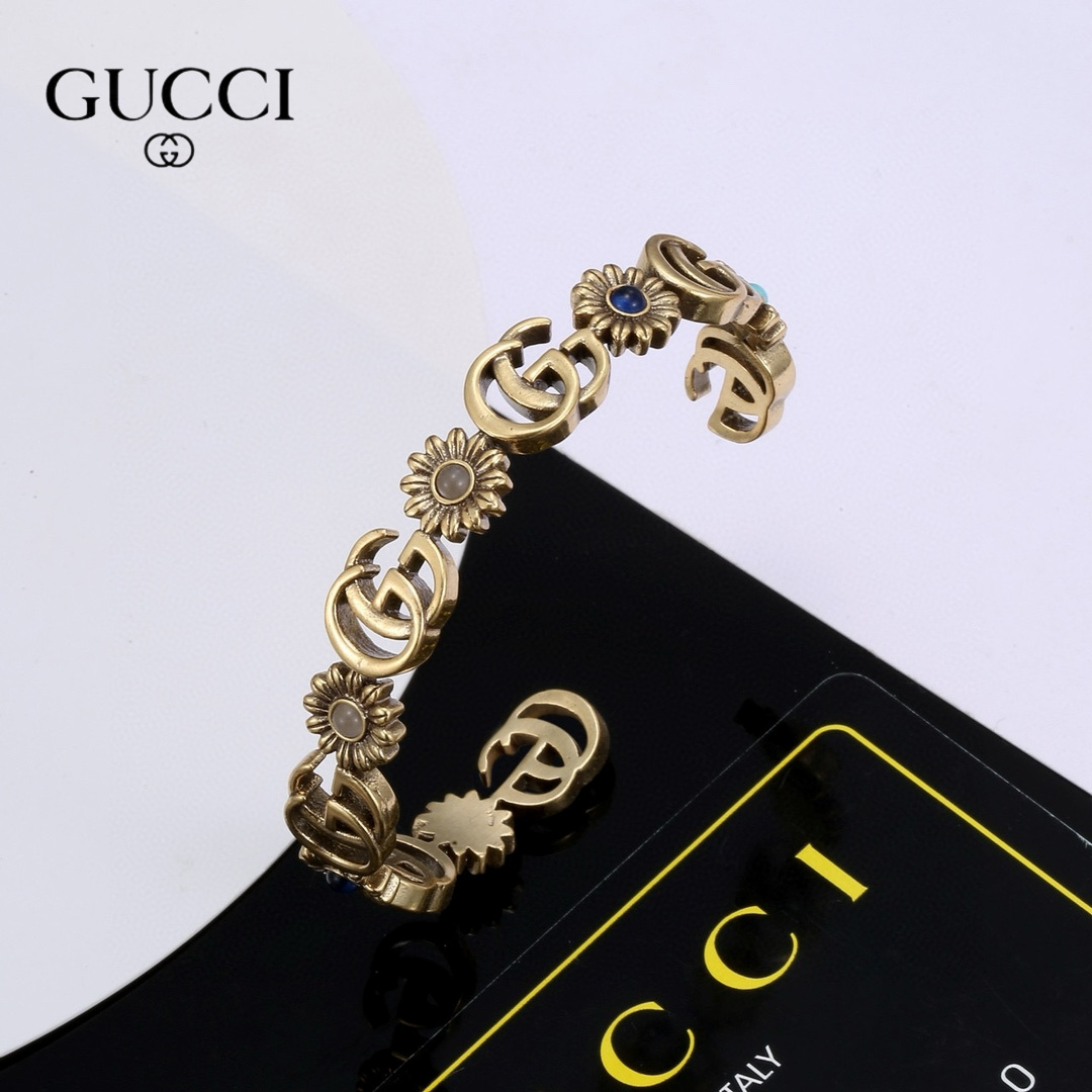【GUCCI】ブレスレット、ファッションシンプルなスタイル 2474-BRAND OFF