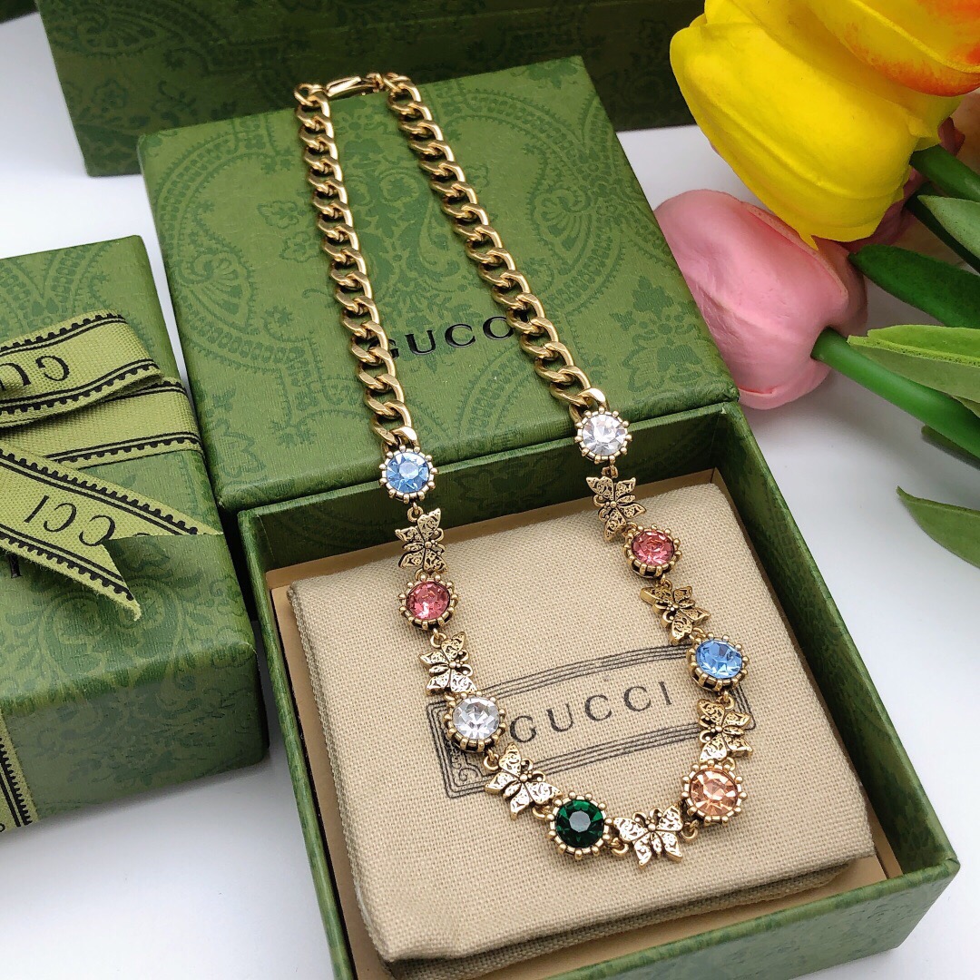 【2026】【GUCCI】ネックレス、新しいネックレス万能シンプルファッションオーナメント 2474-BRAND OFF