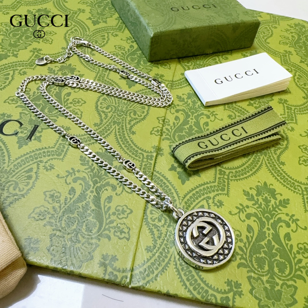【GUCCI】ネックレス、新しいネックレス万能シンプルファッションオーナメント 2474-BRAND OFF
