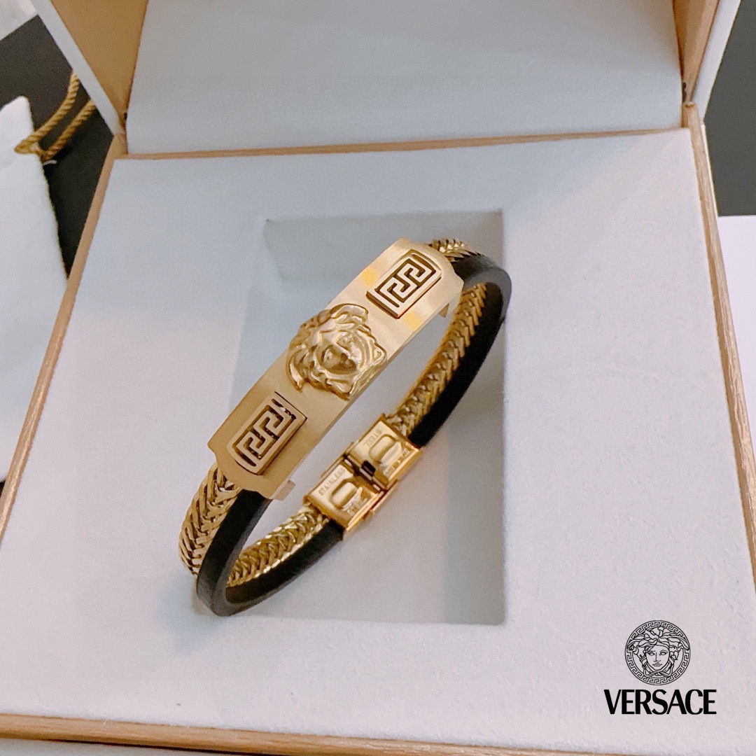 【VERSACE】ブレスレット、ファッションシンプルなスタイル 2474-BRAND OFF