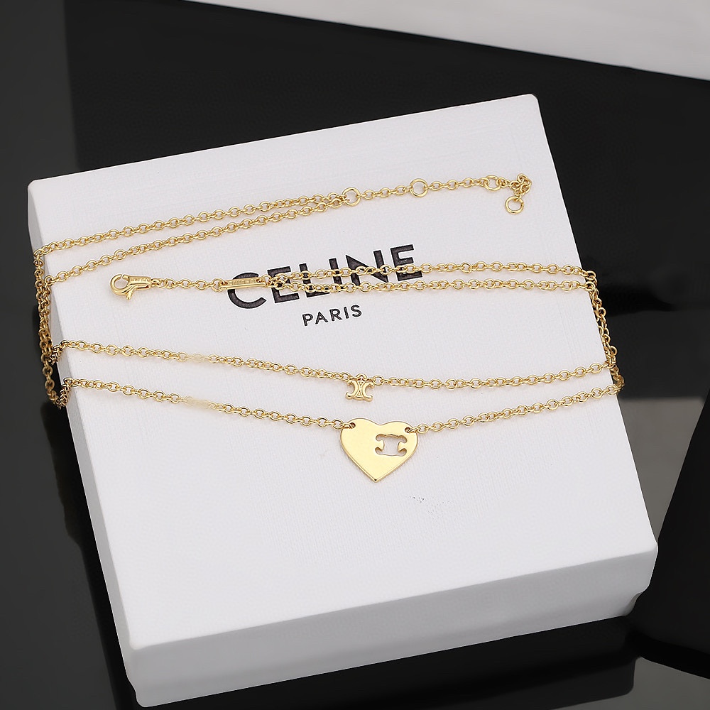 【CELINE】ネックレス、新しいネックレス万能シンプルファッションオーナメント 2474-BRAND OFF