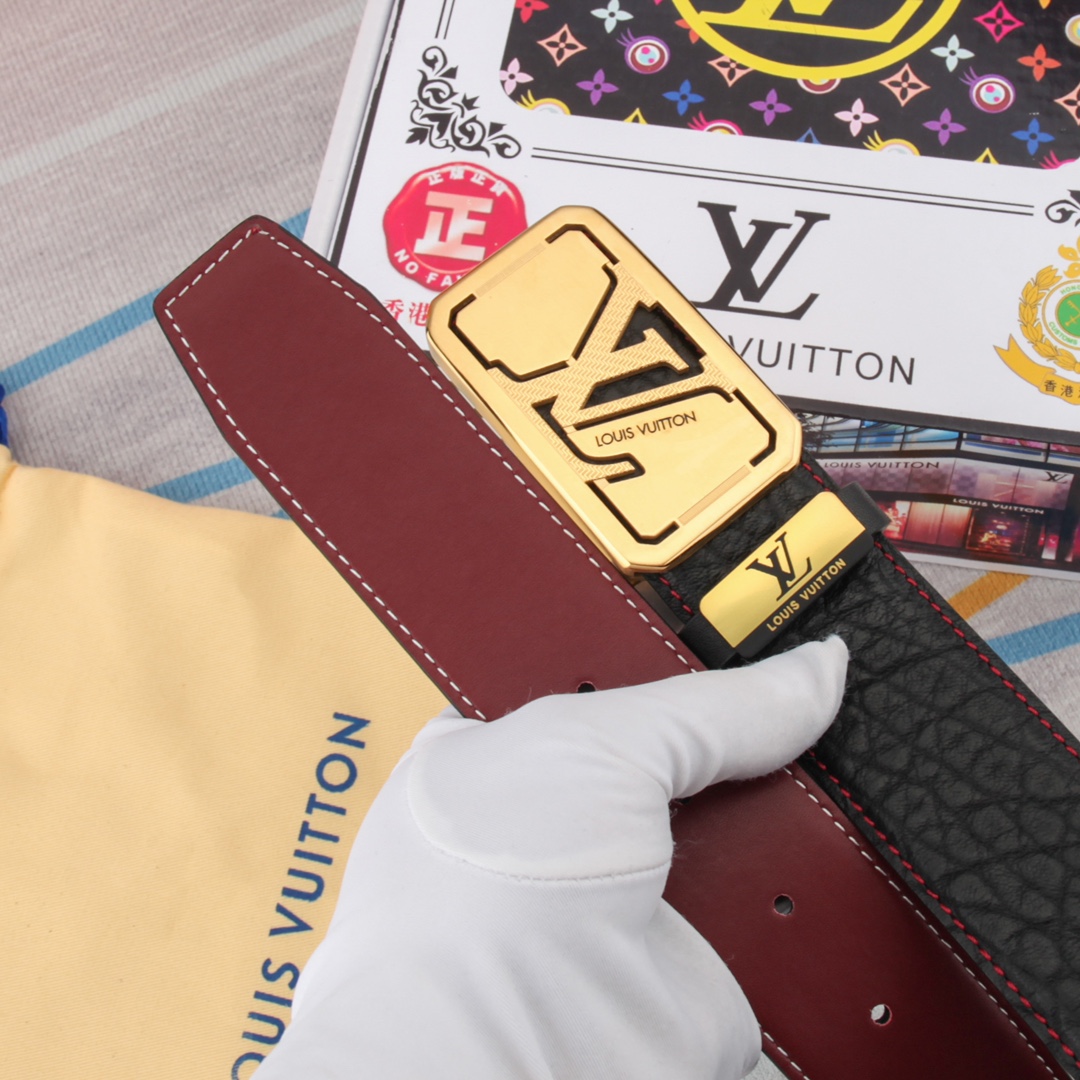 LV【LOUIS VUITTON】(ルイヴィトン) 3.8cmベルト メンズ  240903-BRAND OFF