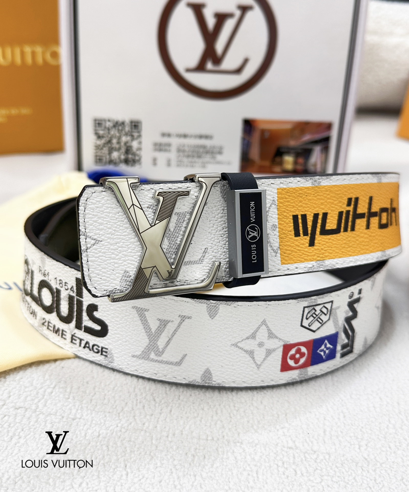 【2026】LV【LOUIS VUITTON】(ルイヴィトン) 3.8cmベルト メンズ  24706-BRAND OFF