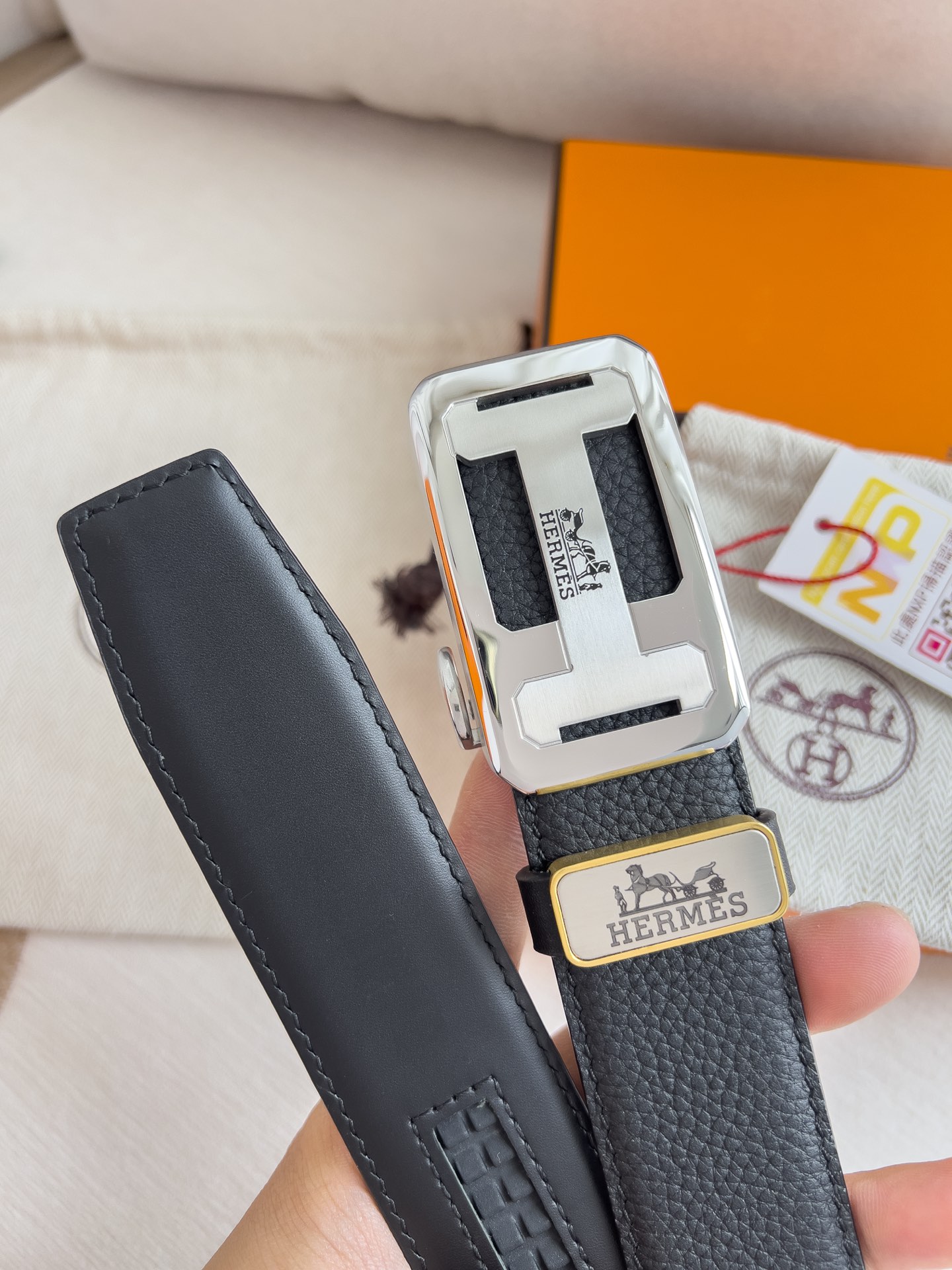 【Hermès】(エルメス) 3.5cmベルト メンズ 24706-BRAND OFF