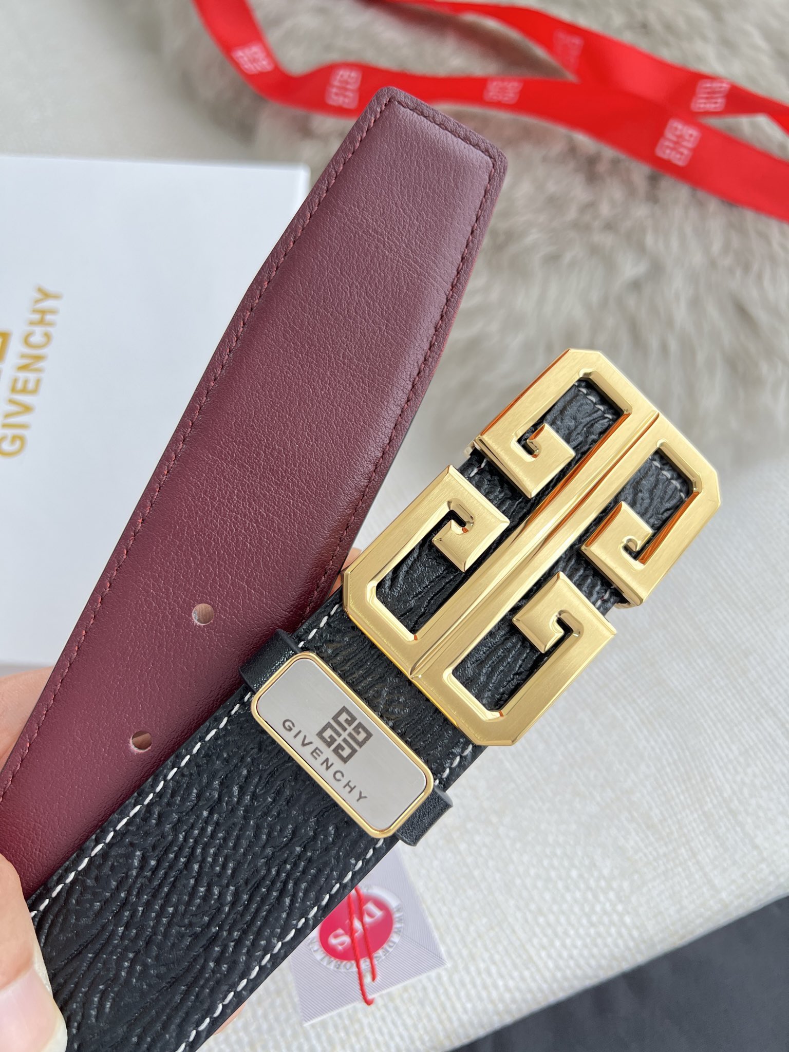 【GIVENCHY】(ジバンシー) 3.8cmベルト メンズ 24706-BRAND OFF