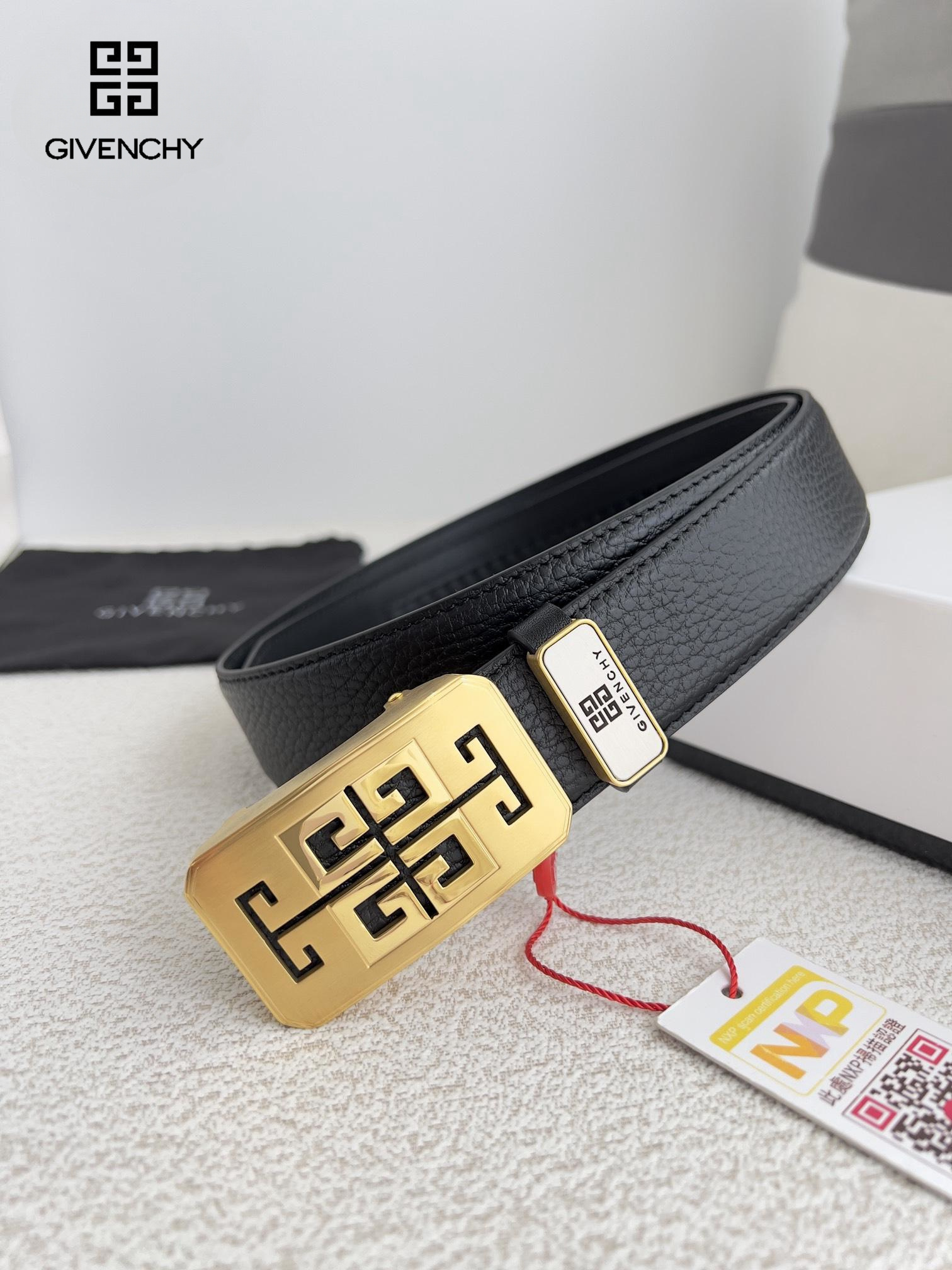 【GIVENCHY】(ジバンシー) 3.5cmベルト メンズ 24706-BRAND OFF