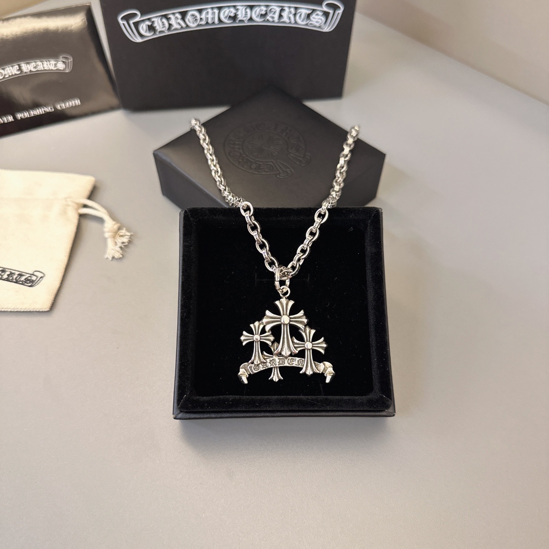 【CHROME HEARTS】ネックレス、新しいネックレス万能シンプルファッションオーナメント 240727-BRAND OFF