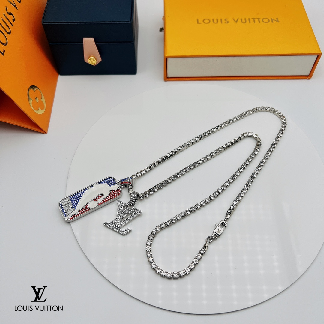 【LOUIS VUITTON】ネックレス、新しいネックレス万能シンプルファッションオーナメント 240728-BRAND OFF