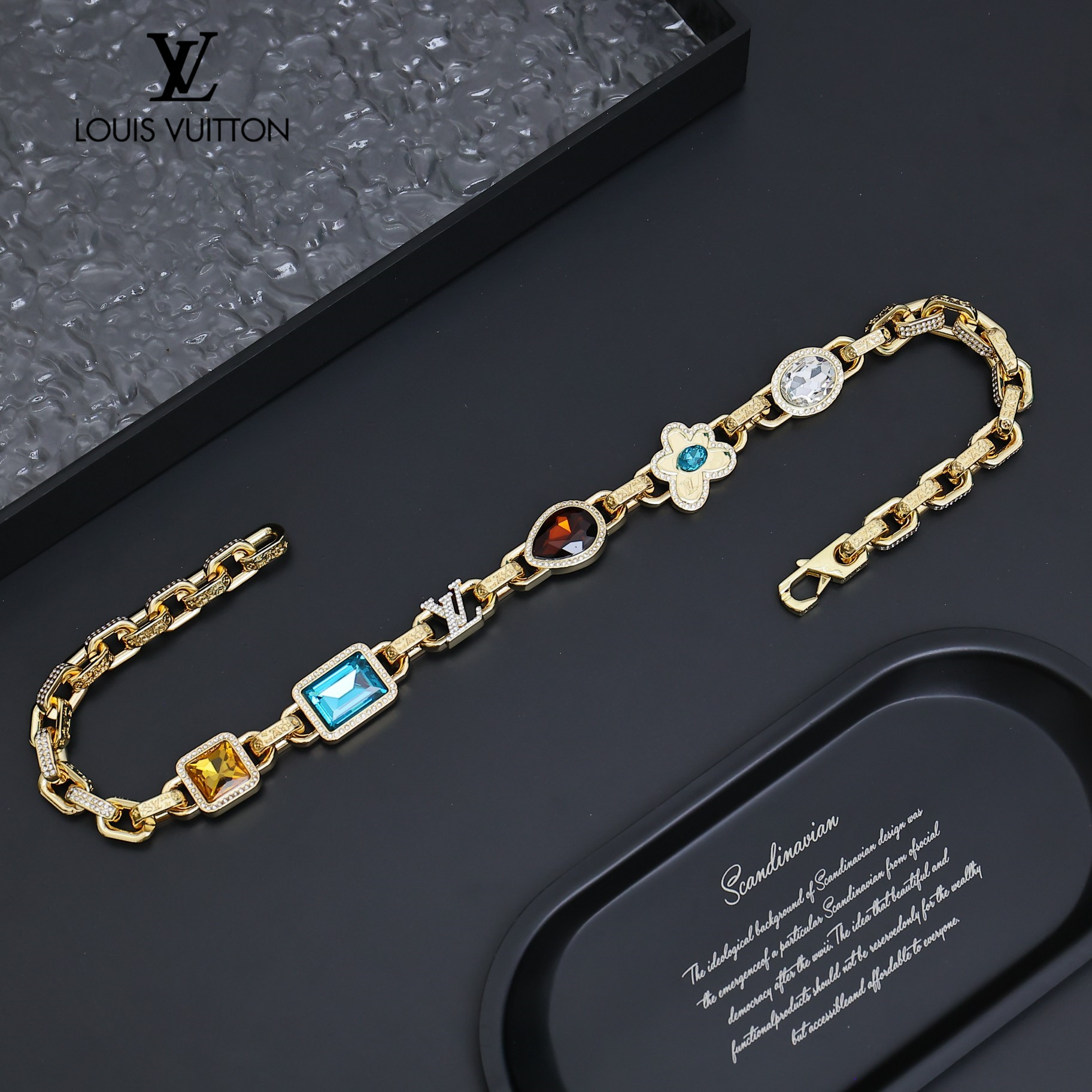 【LOUIS VUITTON】ネックレス、新しいネックレス万能シンプルファッションオーナメント 240728-BRAND OFF