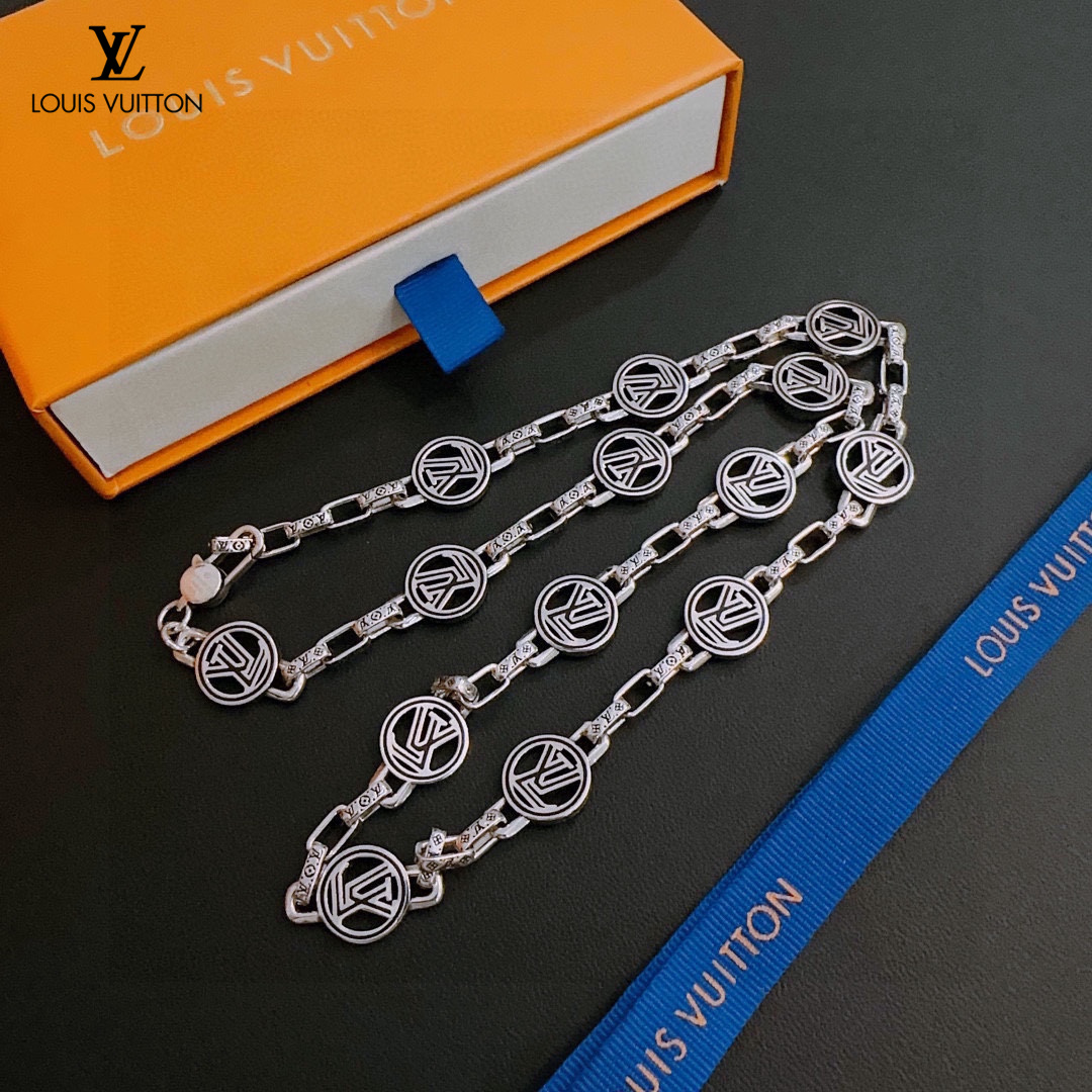 【LOUIS VUITTON】ネックレス、新しいネックレス万能シンプルファッションオーナメント 240728-BRAND OFF