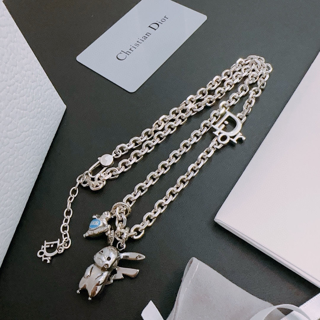 【DIOR】ネックレス、新しいネックレス万能シンプルファッションオーナメント 240730-BRAND OFF
