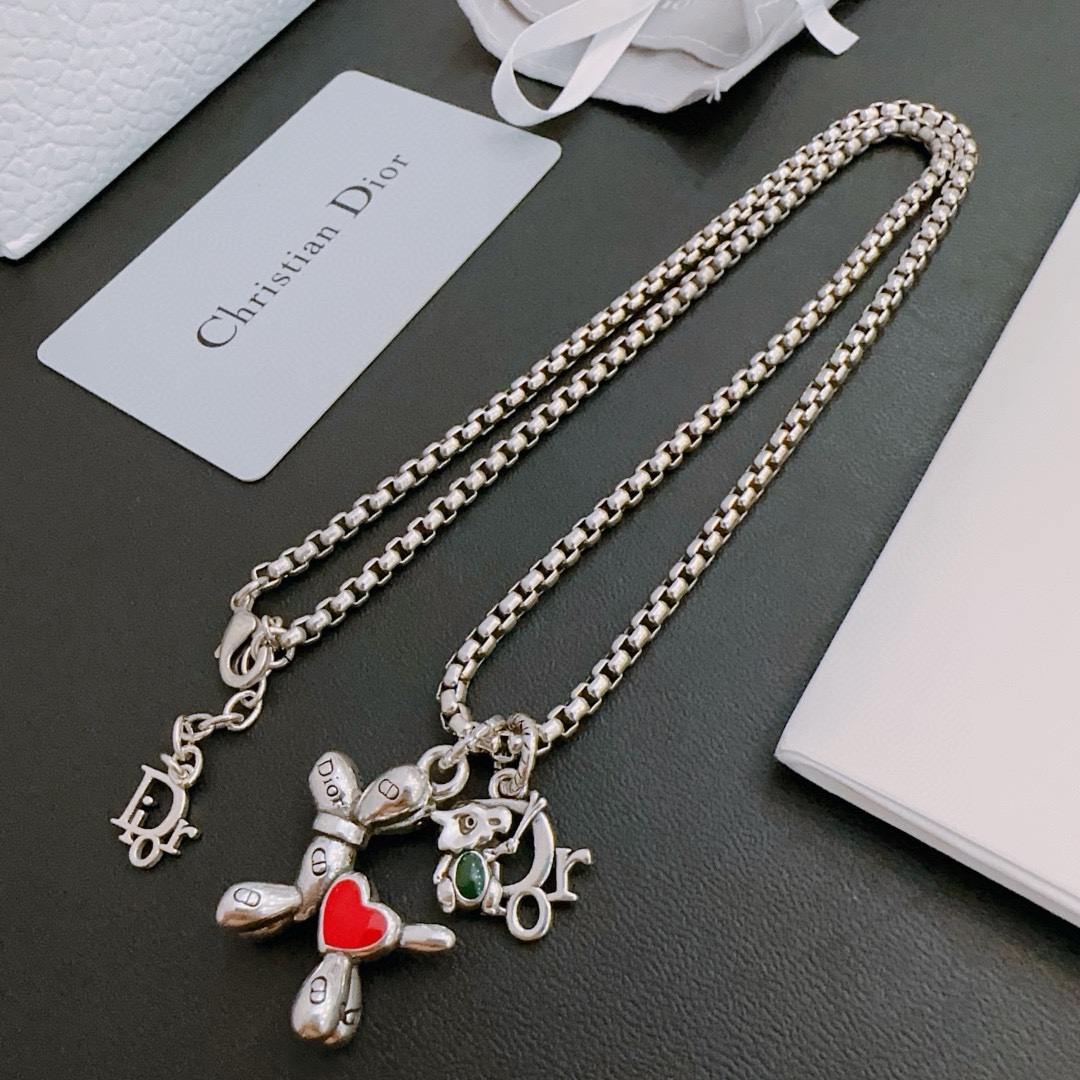 【DIOR】ネックレス、新しいネックレス万能シンプルファッションオーナメント 240730-BRAND OFF