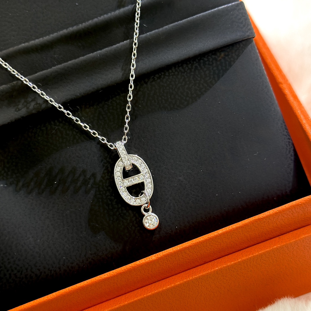 【2026】【HERMES】ネックレス、新しいネックレス万能シンプルファッションオーナメント 240730-BRAND OFF