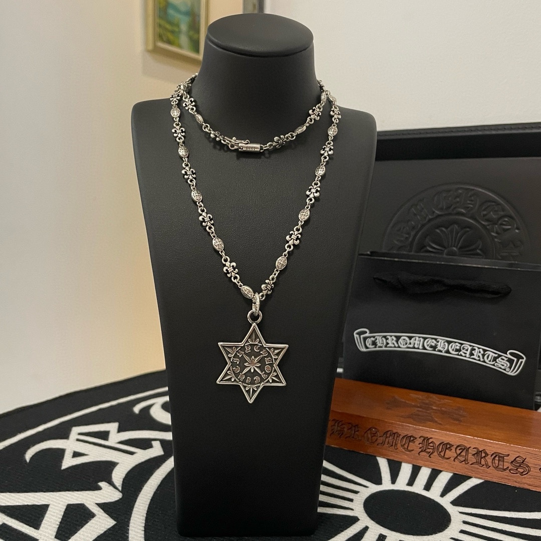 【CHROME HEARTS】ネックレス、新しいネックレス万能シンプルファッションオーナメント240812-BRAND OFF