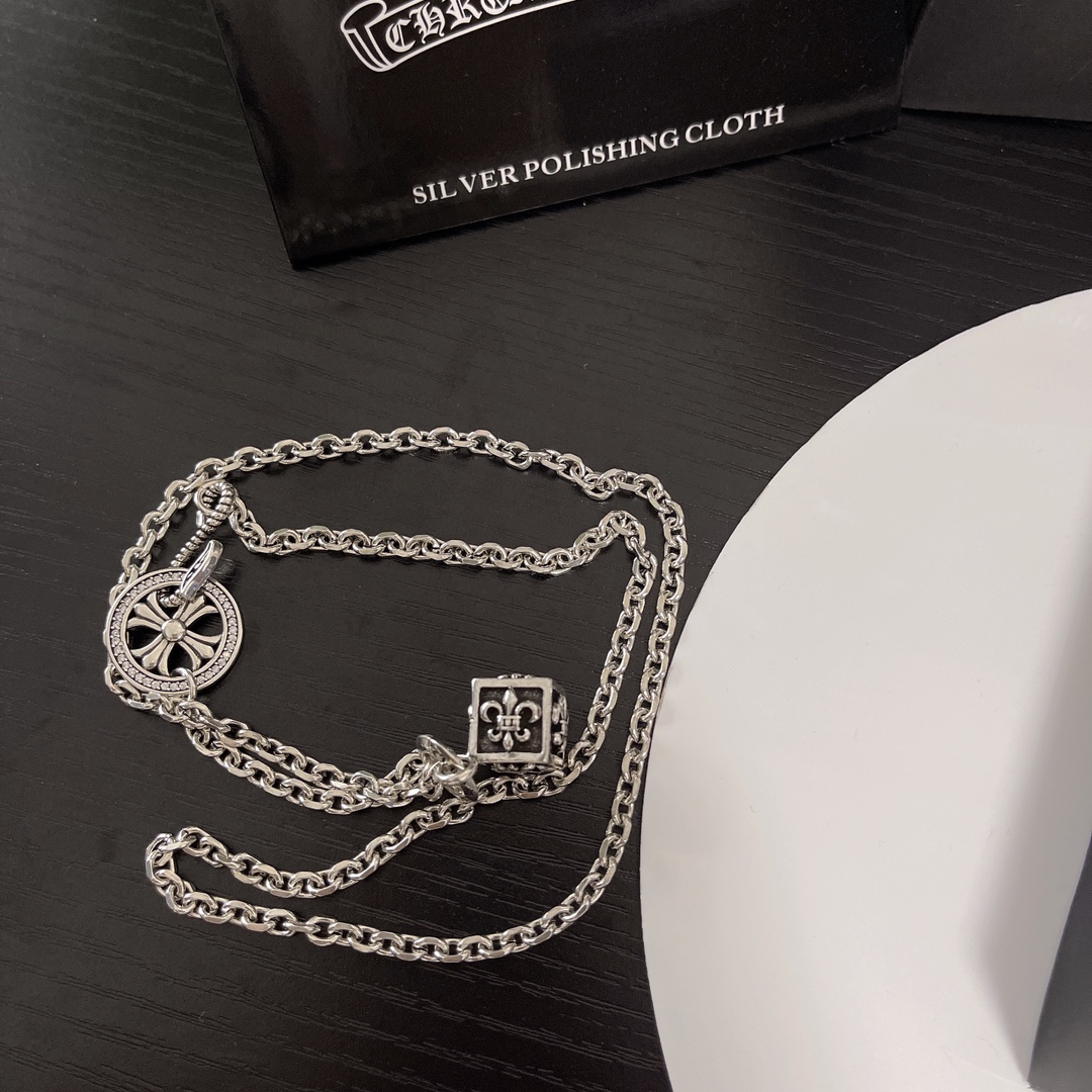 【CHROME HEARTS】ネックレス、新しいネックレス万能シンプルファッションオーナメント240812-BRAND OFF