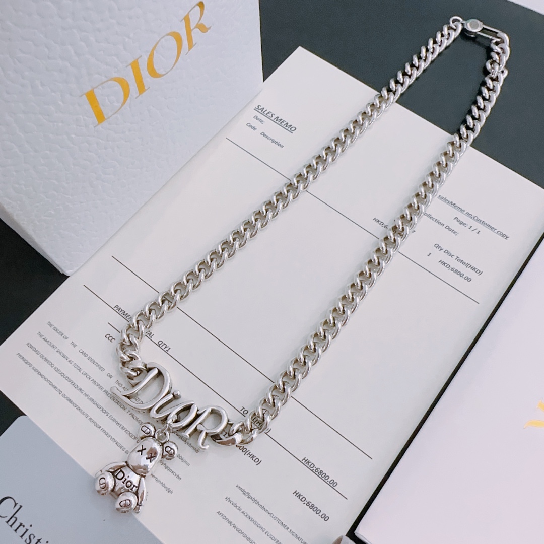 【DIOR】ネックレス、新しいネックレス万能シンプルファッションオーナメント240812-BRAND OFF