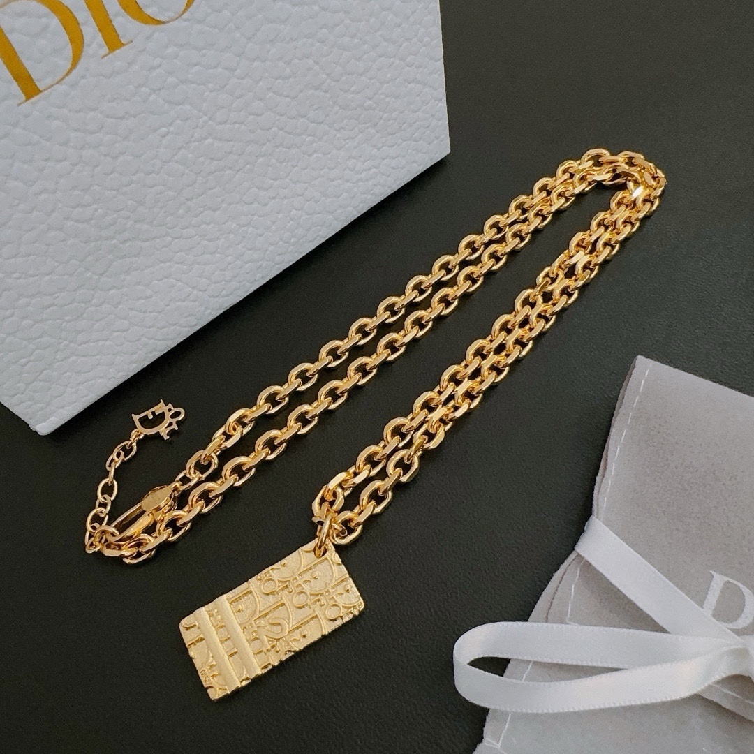 【2026】【DIOR】ネックレス、新しいネックレス万能シンプルファッションオーナメント240812-BRAND OFF