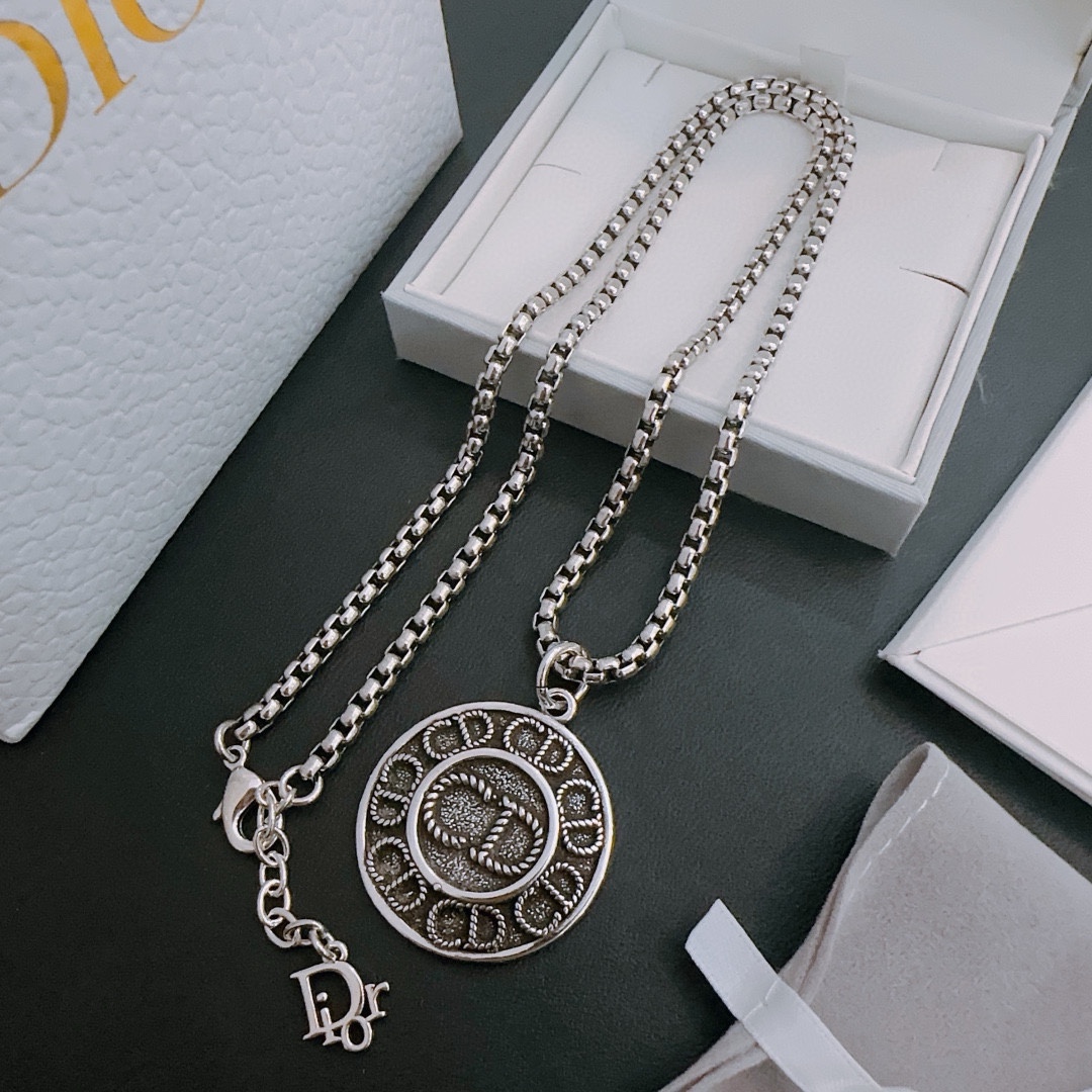 【DIOR】ネックレス、新しいネックレス万能シンプルファッションオーナメント240812-BRAND OFF