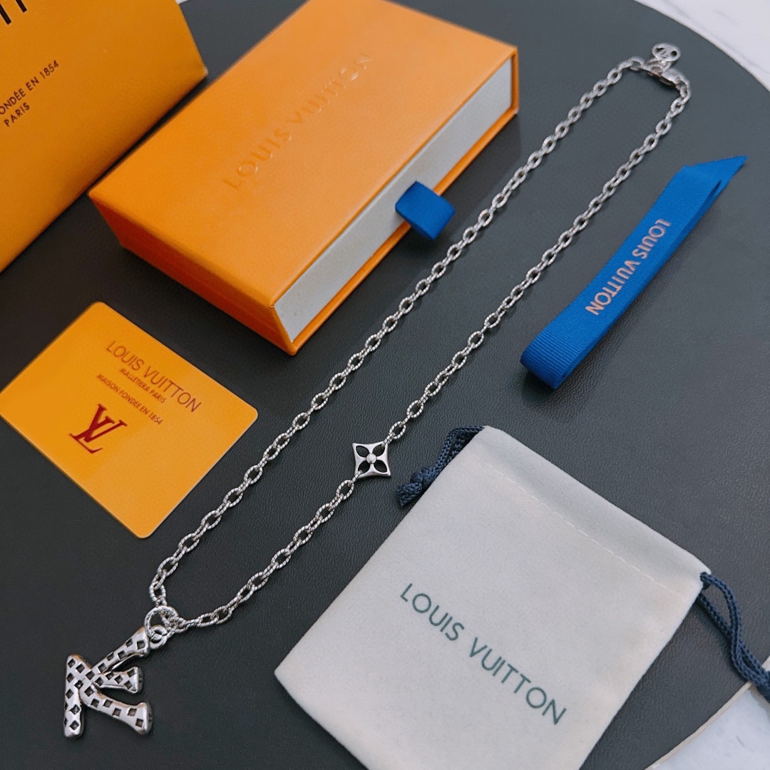 【LOUIS VUITTON】ネックレス、新しいネックレス万能シンプルファッションオーナメント 240813-BRAND OFF